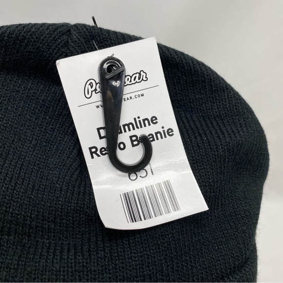 PepWear Drumline Black Retro Beanie NEW NWT - Picture 4 of 8